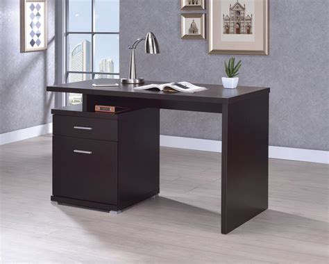 Irving Reversible Office Desk with Storage Drawers and File Cabinet