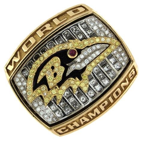 Authentic Baltimore Ravens Super Bowl players' ring (lafamiliapawn.com ...