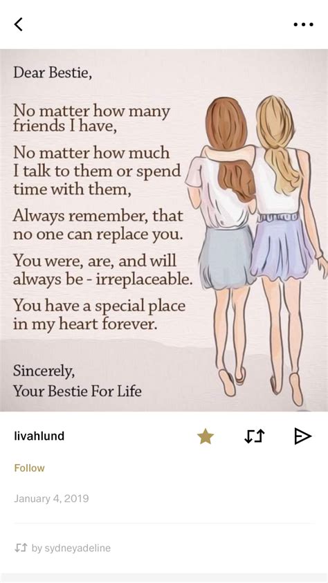 Pin by ⋆ Megan Moffat ⋆ on Best friends | Dear bestie, Always remember, Best friends