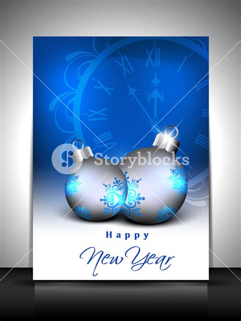 Gift Card For Happy New Year Celebration Royalty-Free Stock Image - Storyblocks