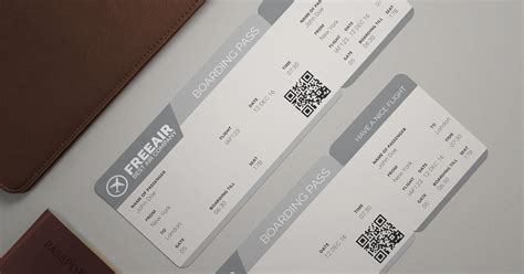 Boarding Pass Mockup, Graphic Templates - Envato Elements