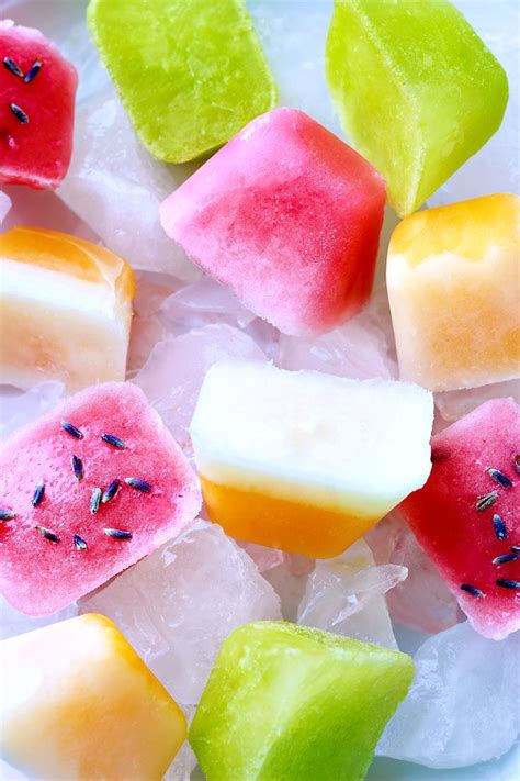 Multi Fruit Ice-Cubes Recipe — Eatwell101