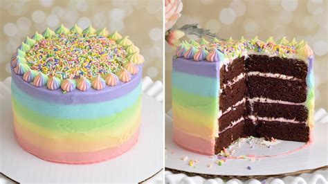 chocolate rainbow cake design - Nonpareil Vodcast Lightbox