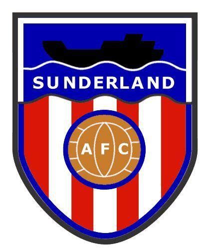 Sunderland crest. | Sunderland, Sunderland afc, Football logo