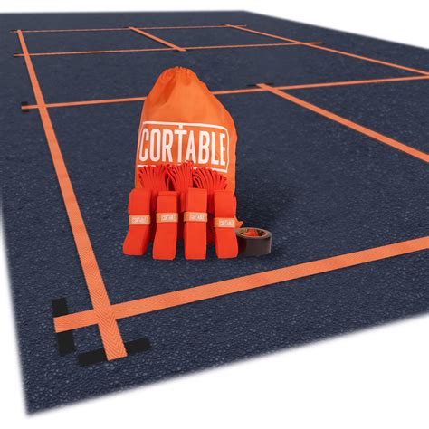 Cortable Outdoor Pickleball Court Lines - Full Size, One Piece Design ...