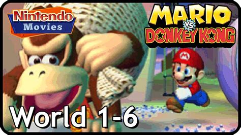 Mario vs. Donkey Kong - World 1 - 6 - 100% Walkthrough - YouTube