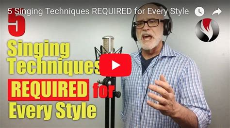 Five Singing Techniques REQUIRED for Every Style - Power To Sing