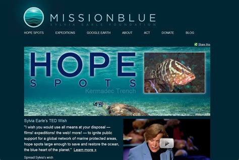 TED Teams Up With Sylvia Earle to Launch Mission Blue - Mission Blue