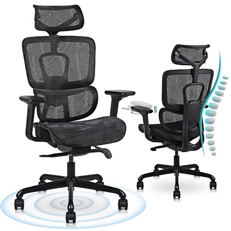 Ergonomic Office Desk Chair-Mesh Office Chair with Adjustable Seat Depth black for sale | Mesa ...