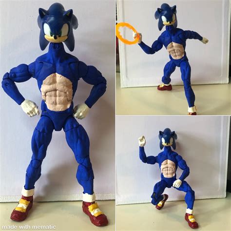 Gaze upon the beauty that is buff sonic. : r/ActionFigures