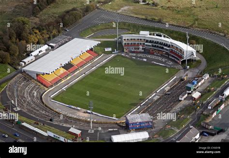 aerial view of Odsal Stadium, home of the Bradford Bulls rugby league ...