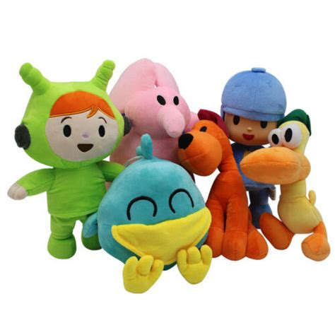 Bandai Pocoyo Elly Pato Loula FRED LOULA Soft Plush Stuffed Figure Toy Doll | eBay