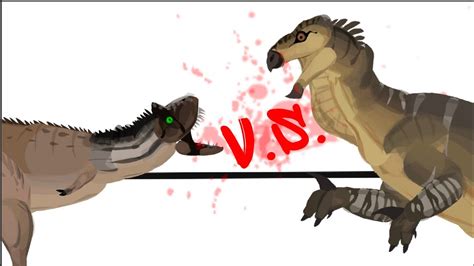 Iguanodon vs Carnotaurus (Short fight4) - YouTube