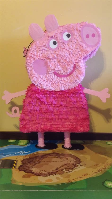 Peppa Pig Pinata for $30 Etsy.com very cute pinata | Peppa pig birthday party, Peppa pig ...