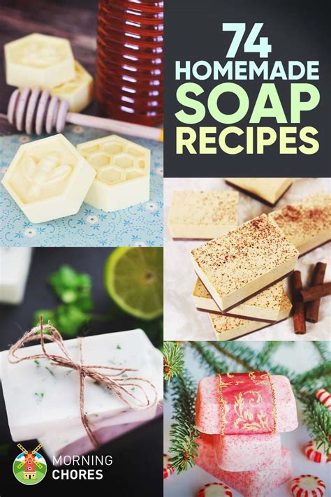 74 Delightful Homemade Soap Recipes That Are Fun to Make