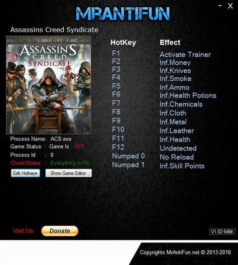 Assassin S Creed Syndicate Trainer Free Download | NinjaHub