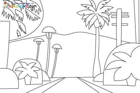 Los Angeles Coloring Pages