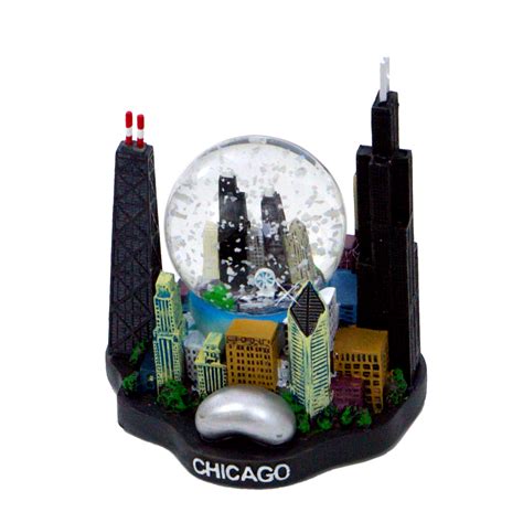 Chicago Snow Globe Skyline Replica