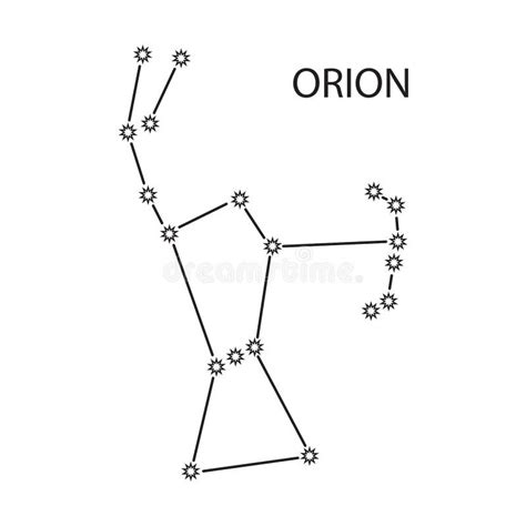 Orion Constellation Stock Illustrations – 1,058 Orion Constellation ...