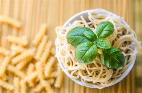 Pasta, Spaghetti, Basil Free Stock Photo - Public Domain Pictures