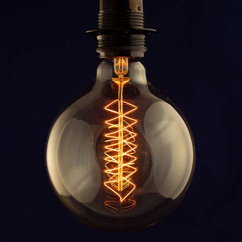 Edison Globe Spiral Extra Large Vintage Filament Light Bulb E27 B22 40W