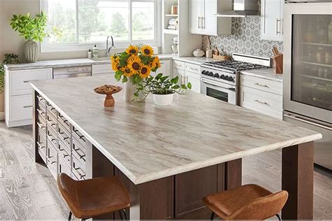 25+ Beautiful Kitchen Countertop Ideas and Designs For 2022 | Kitchen countertops laminate, Diy ...