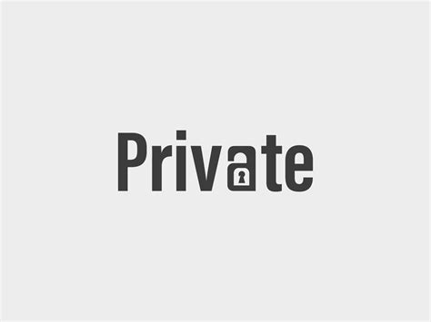 Private Logo Design - Minimal Logo by Abir Chowdhury on Dribbble