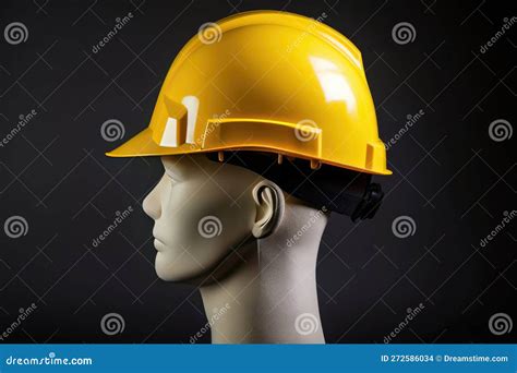 Construction Worker Safety Helmet Stock Photo - Image of security ...