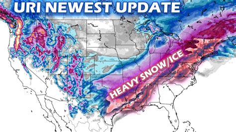 WINTER STORM URI UPDATE! | Snow/Ice developing in Texas and Oklahoma, moving east. - YouTube