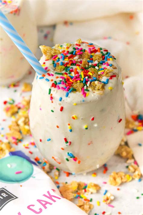 Birthday Cake Protein Shake - Colleen Christensen Nutrition