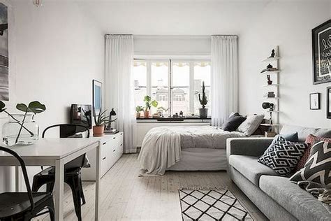 50 Stunning Minimalist Studio Apartment Small Spaces Decor Ideas And