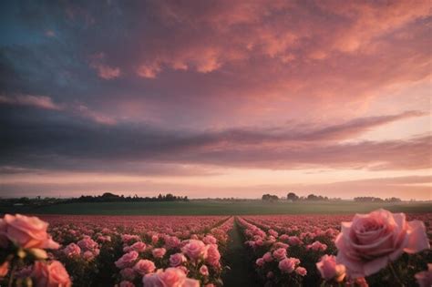 Premium AI Image | Field of tulips in the Netherlands