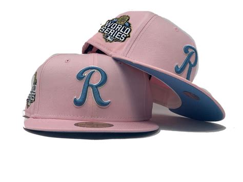 Pink Kansas City Royals 2015 World Series Custom New Era Fitted Hat ...