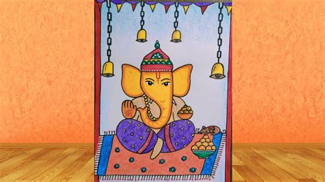 Easy Drawing of Ganesha /Ganesh chaturthi drawing for kids - YouTube