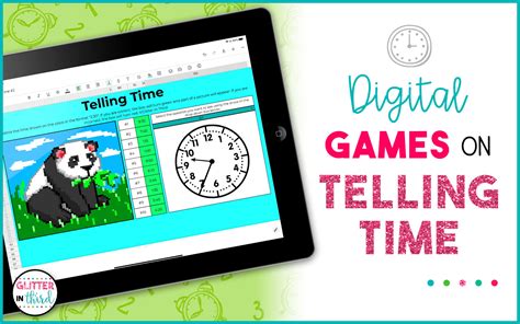 The BEST Telling Time Online Games - Glitter in Third