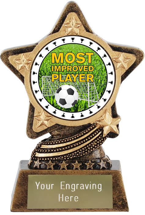 Most Improved Player Trophy by Infinity Stars 10cm (4")