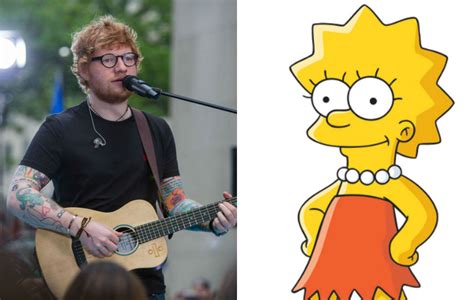 Ed Sheeran will play Lisa's crush in an upcoming episode of 'The Simpsons'