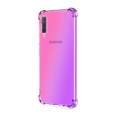 Samsung Galaxy A7 A9 2018 A6 A8 + Plus 2018 J7 Pro กันตก สีรุ้ง 2 สี ...