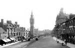 Photo of Darlington, War Memorial And New Hospital c.1935