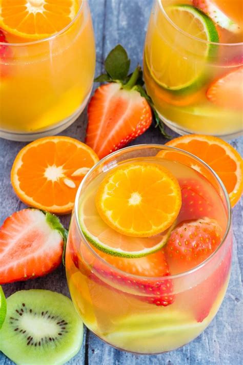 Easy Tropical Sangria #drink #sangria #cocktail #party #healthy - Cooktoday Recipes