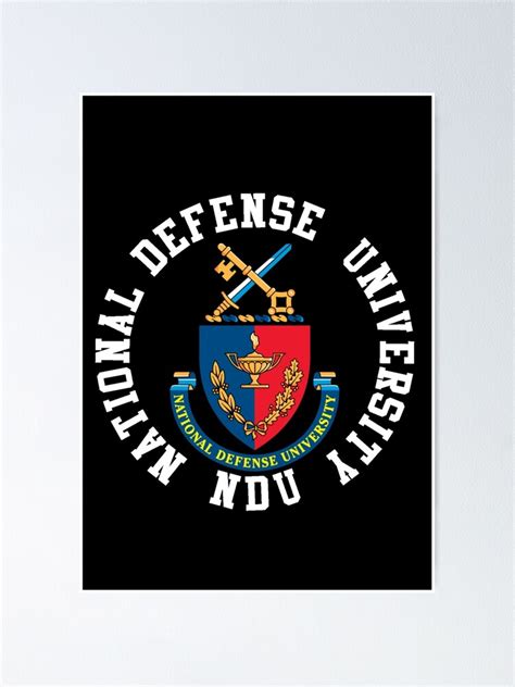 "National Defense University logo" Poster for Sale by TheArtExplorer ...