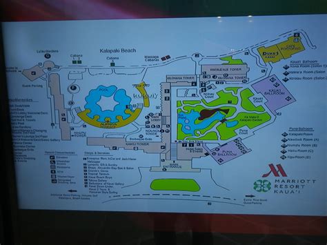 Marriott Kauai Beach Club Resort Map - Printable Online