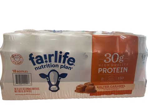 40 fairlife nutrition label