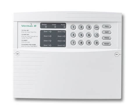 Texecom Veritas Alarm Panel With Onboard Keypad | Veritas 8 CFA-0001 | Powersaver Electrical ...