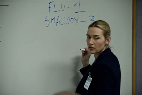 "Contagion" movie still, 2011. Kate Winslet as Dr. Erin Mears. Go To Movies, Free Movies ...