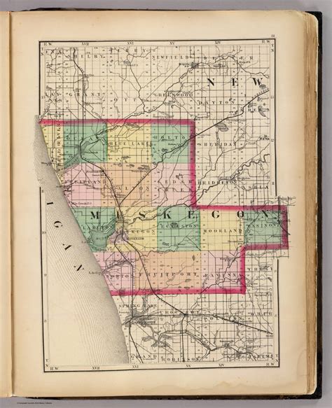 (Map of Muskegon County, Michigan) - David Rumsey Historical Map Collection