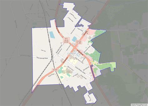 Map of Callahan town - Thong Thai Real