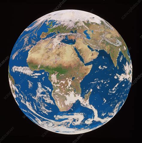 Earth from space - Stock Image - E050/0302 - Science Photo Library