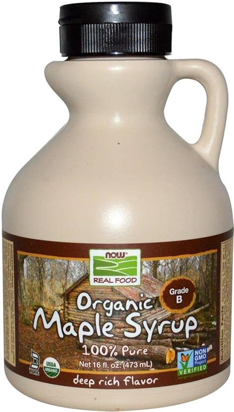 Now Foods - Maple Syrup Grade B Org 16 oz: Amazon.ca: Health & Personal ...