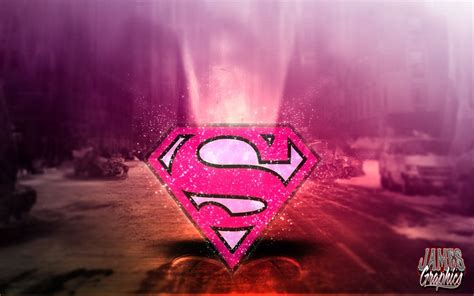 Superwoman Sign Wallpaper Supergirl logo pink wallpaper Pink Wallpaper ...